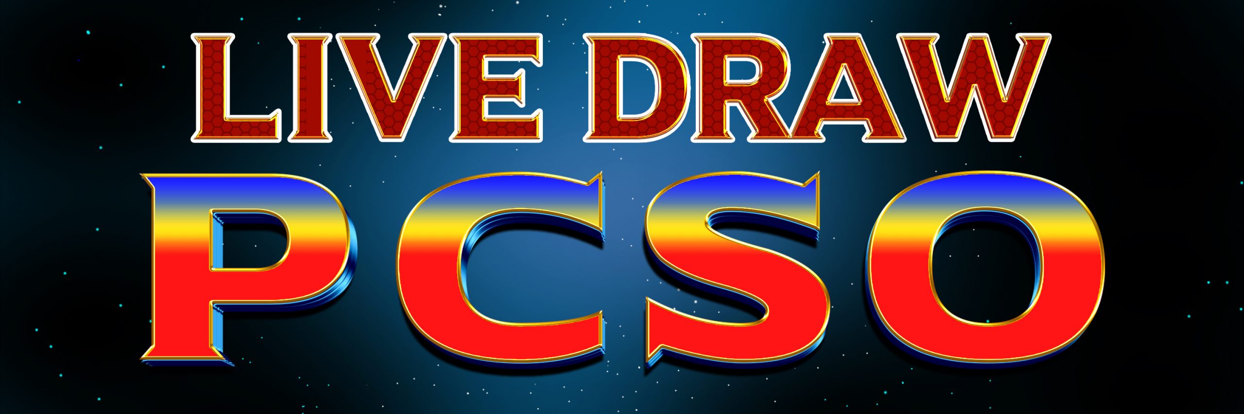 LIVE DRAW PCSO
